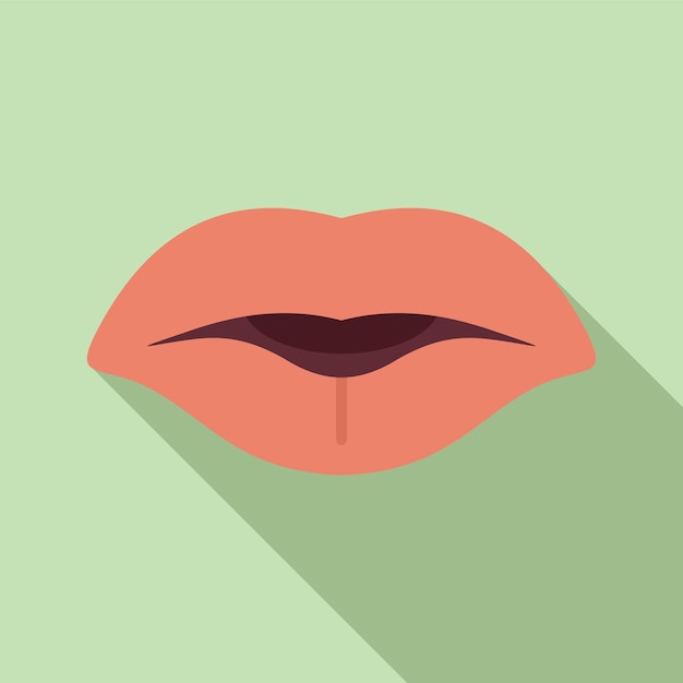 Icono de articulación en la infancia vector plano dicción de la lengua