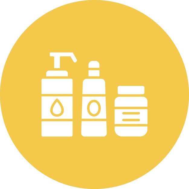 El icono de los artículos de baño