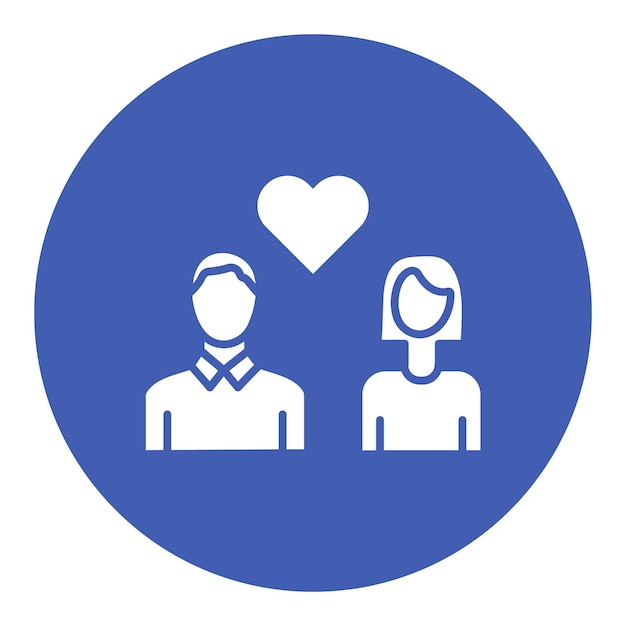 Icono de asesoramiento para parejas
