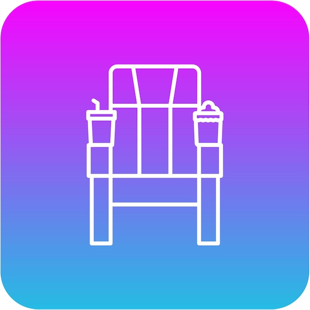 Icono del asiento del cine