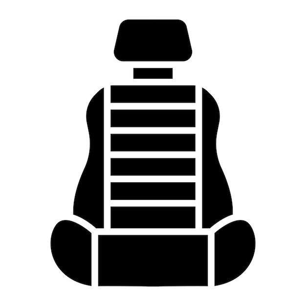 Icono del asiento de un coche de carreras