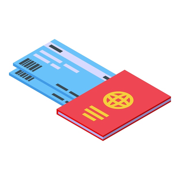 Icono de asistente de viaje Isométrico de icono de vector de asistente de viaje para diseño web aislado sobre fondo blanco