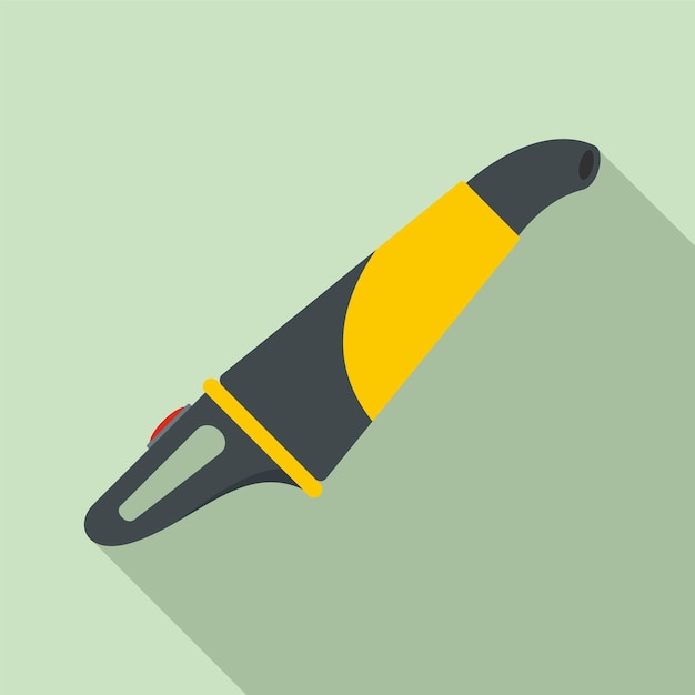 Icono de aspiradora de coche Ilustración plana del icono de vector de aspiradora de coche para diseño web