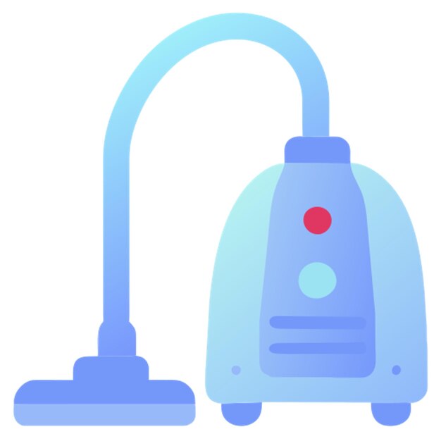 icono de la aspiradora formas de colores gradiente