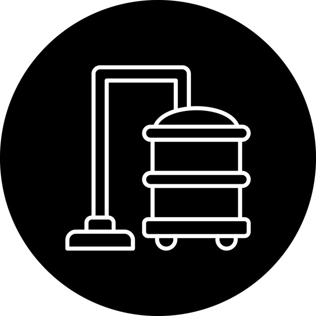 El icono de la aspiradora