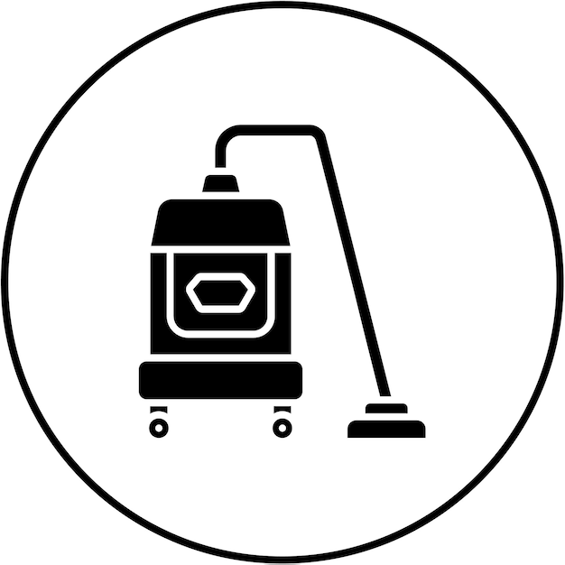 El icono de la aspiradora