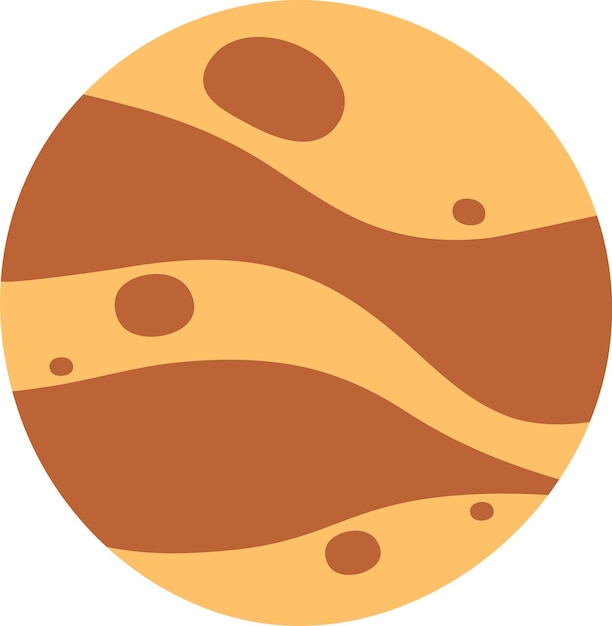 Vector icono de la astronomía planetaria