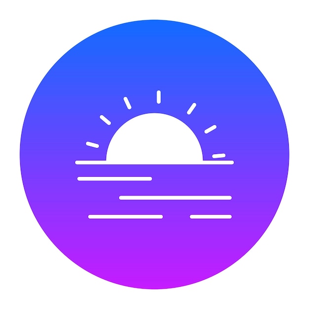 Icono del atardecer