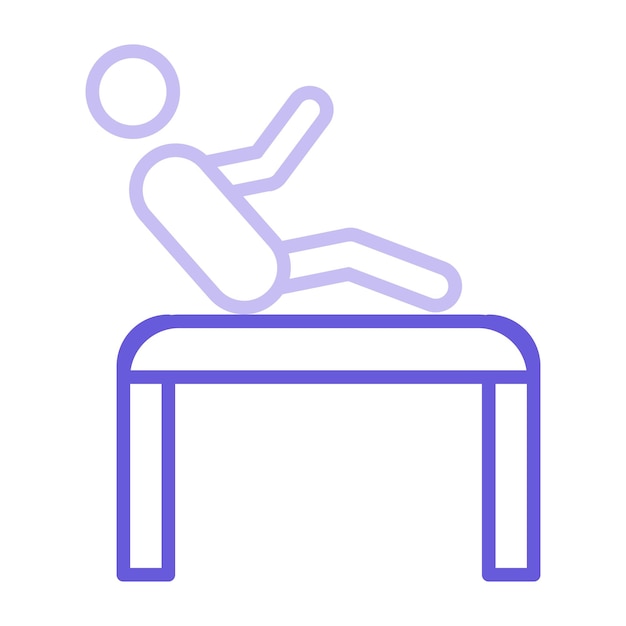 Ícono del atleta de salto