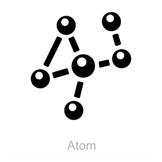 icono de átomo