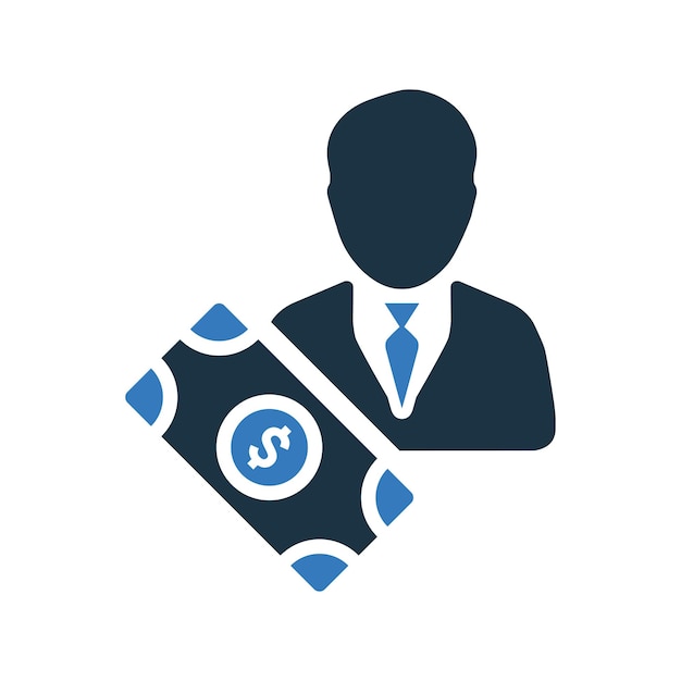 El icono de atribución de la acusación es una ilustración vectorial editable simple.