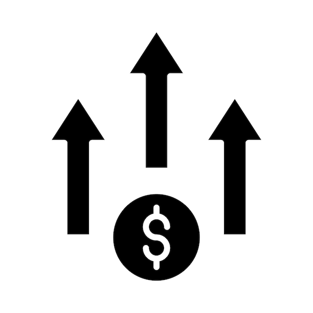 Ícono de aumento de precio
