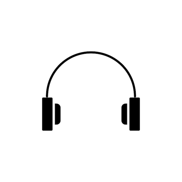 El icono del auricular establece el servicio de atención al cliente, el símbolo vectorial del auricular, el soporte del servicio, el signo del auricular del centro de llamadas en estilo negro lleno y delineado.