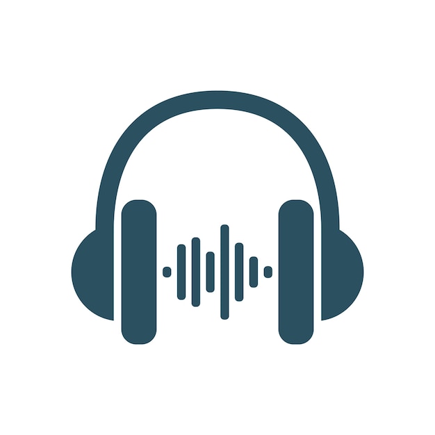Icono de auriculares en estilo plano Ilustración de vector de auriculares sobre fondo aislado Escuchar música signo concepto de negocio