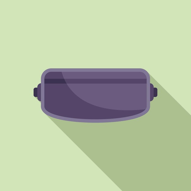 Icono de auriculares de juego vector plano realidad 3d Dispositivo futuro