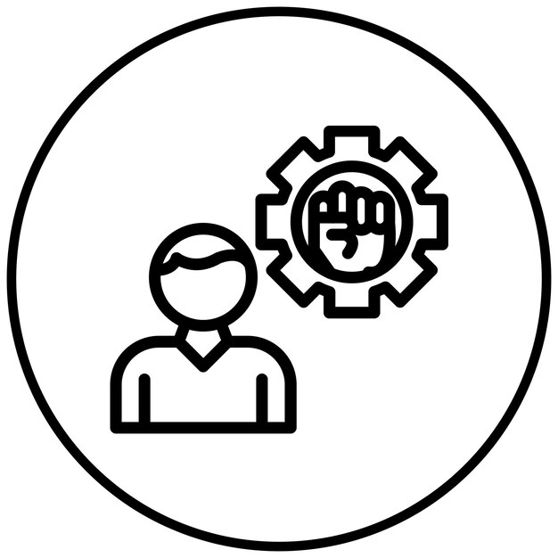 El icono de la auto-motivación
