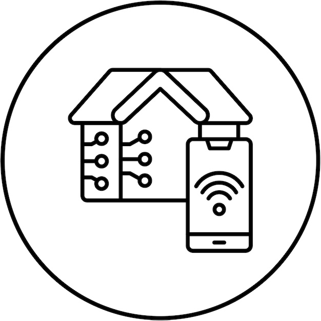 Icono de la automatización del hogar