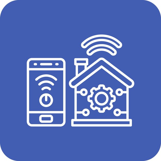 Icono de la automatización del hogar