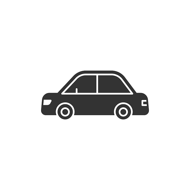 Icono de automóvil Transporte icono vectorial simple moderno para el diseño de sitios web aplicación móvil ui Ilustración