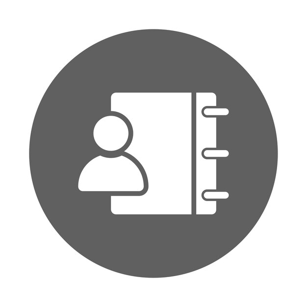 Icono de autoría Gráficos vectoriales en gris