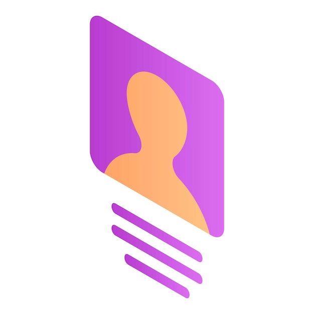 Icono de avatar de niño Isométrico de icono de vector de avatar de niño para diseño web aislado sobre fondo blanco
