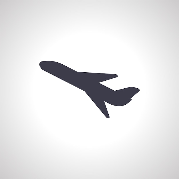 icono de avión aislado icono de aeronave