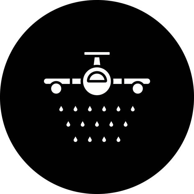 El icono del avión de bomberos