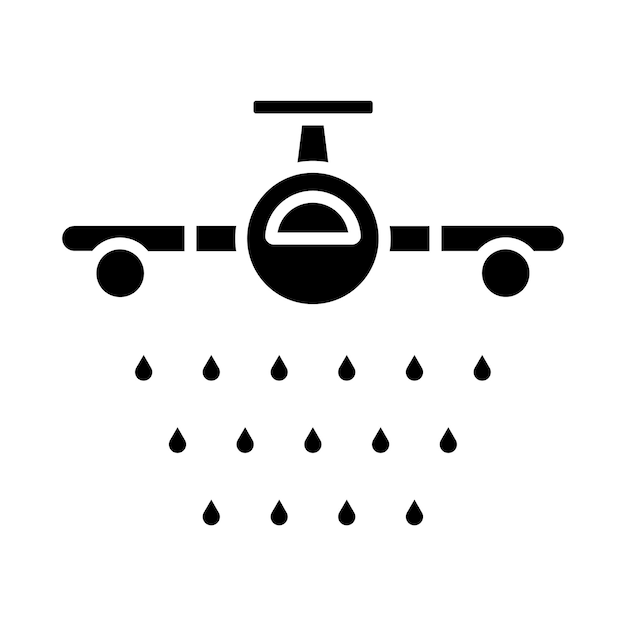 El icono del avión de bomberos