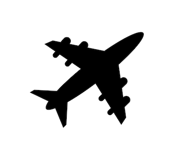 Icono de avión. icono de avión | Vector Premium