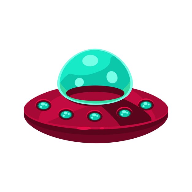 Icono de avión de juguete de platillo volador