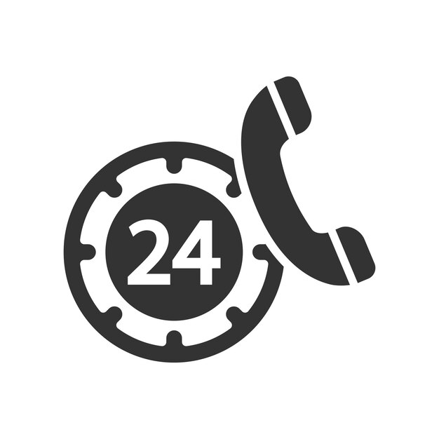 Icono de ayuda al cliente las 24 horas