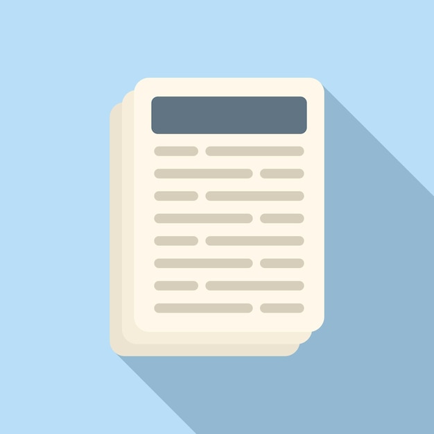 Icono de ayuda en papel vector plano Servicio de oficina Atención al cliente