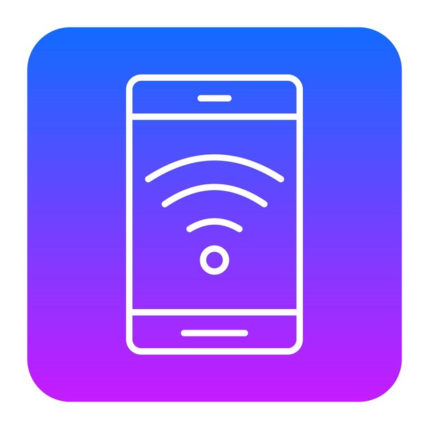 un icono azul y púrpura con un fondo rosa y azul