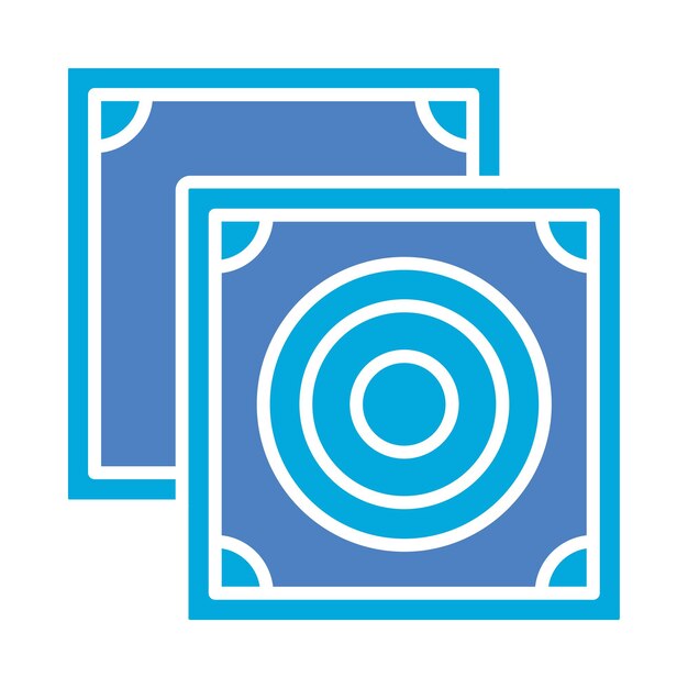 Icono de azulejos de cerámica