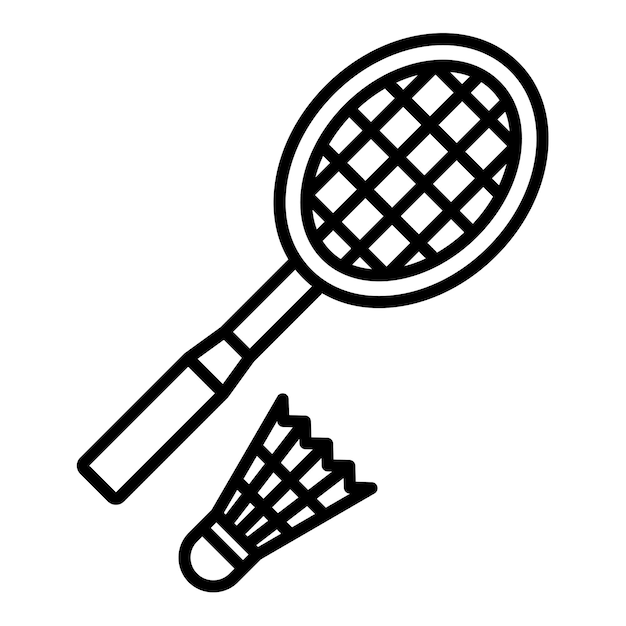 Icono del bádminton