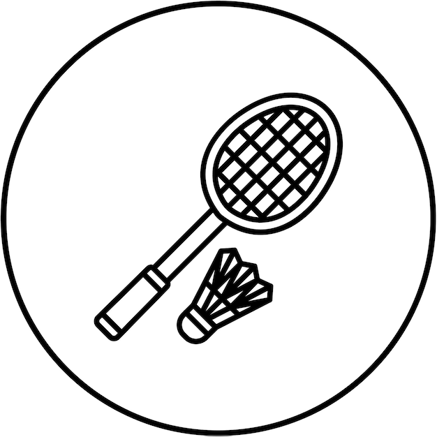 Icono del bádminton