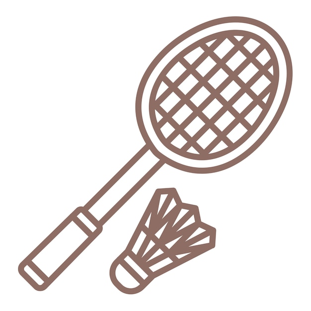 Icono del bádminton