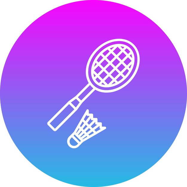 Icono del bádminton