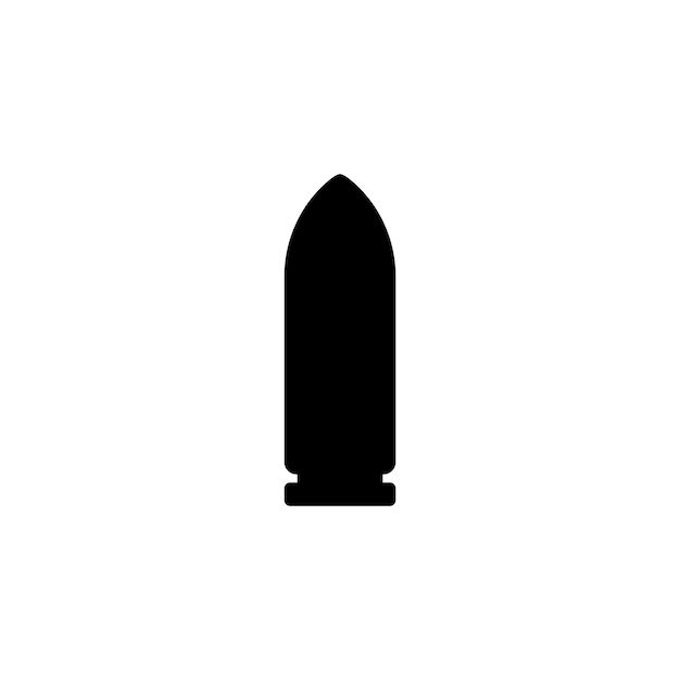 Icono de bala plantilla vectorial ilustración diseño de logotipo