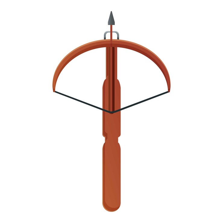 Vector icono de ballesta de safari icono vectorial de balesta de safari para el diseño web aislado en fondo blanco