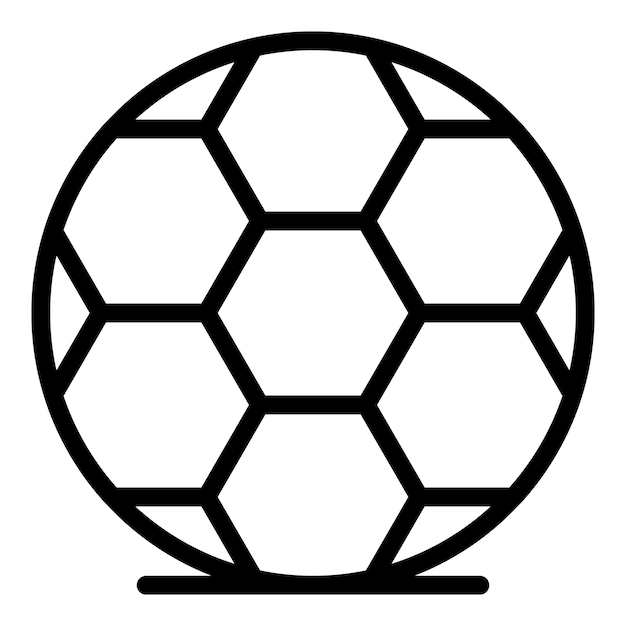 Pelota de balon de dibujo futbol, ​​pelota, blanco, simetría, monocromo png