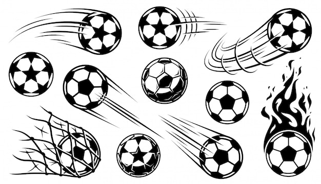 Vector icono de balón de fútbol