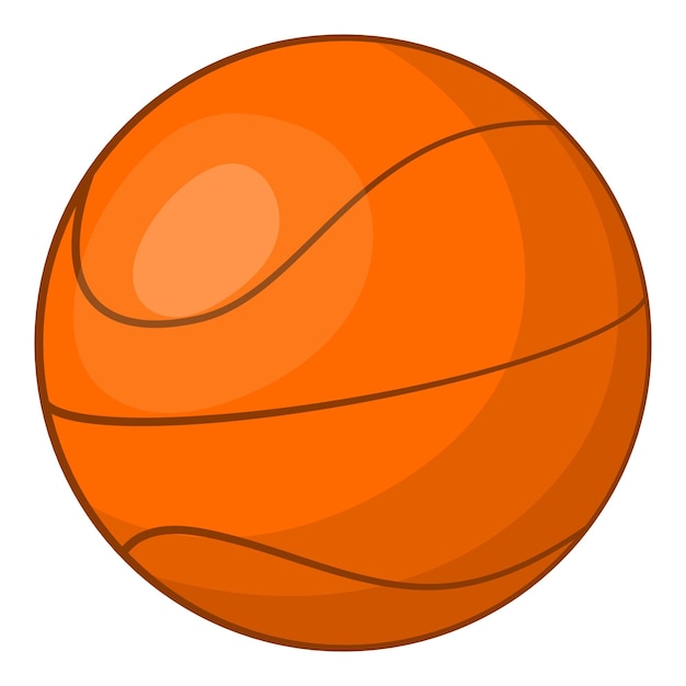 Icono de baloncesto Ilustración de dibujos animados de icono de vector de baloncesto para web