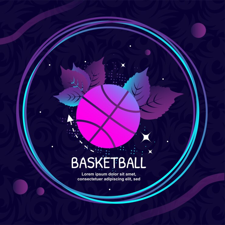 Icono de baloncesto logo vector art ilustración