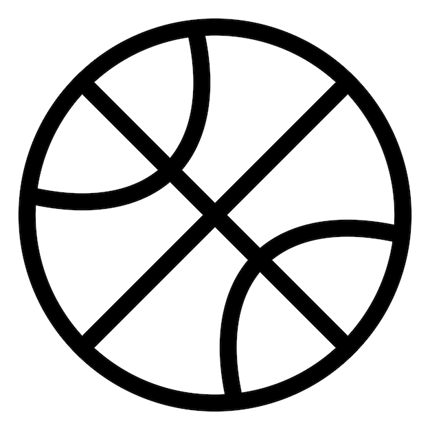 icono de baloncesto sobre fondo transparente