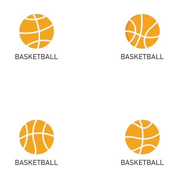 icono de baloncesto vector icono de bola de canasta ilustración de icono diseño sencillo en fondo blanco