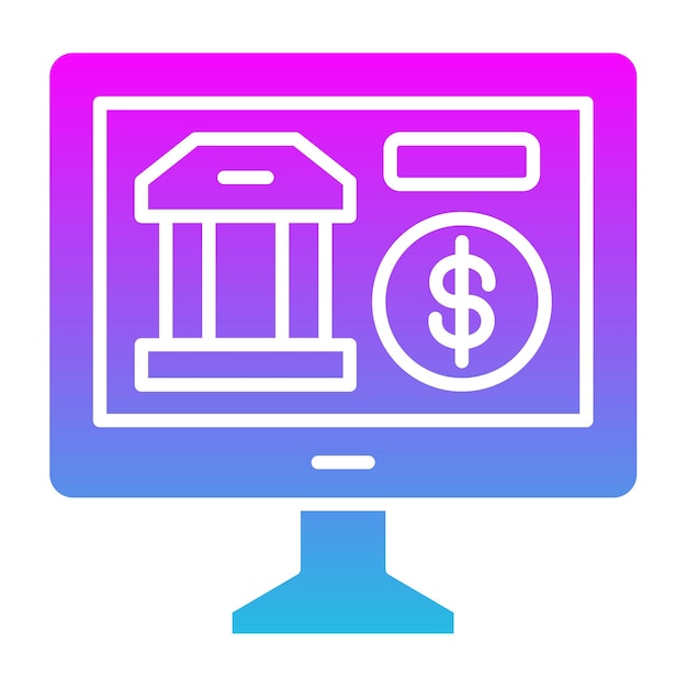 El icono de la banca en línea