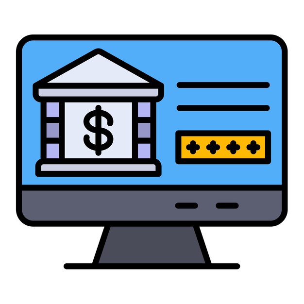 El icono de la banca en línea