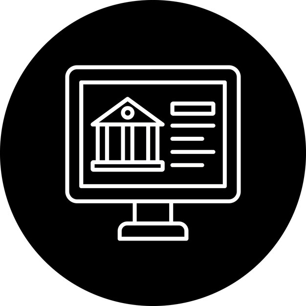El icono de la banca en línea