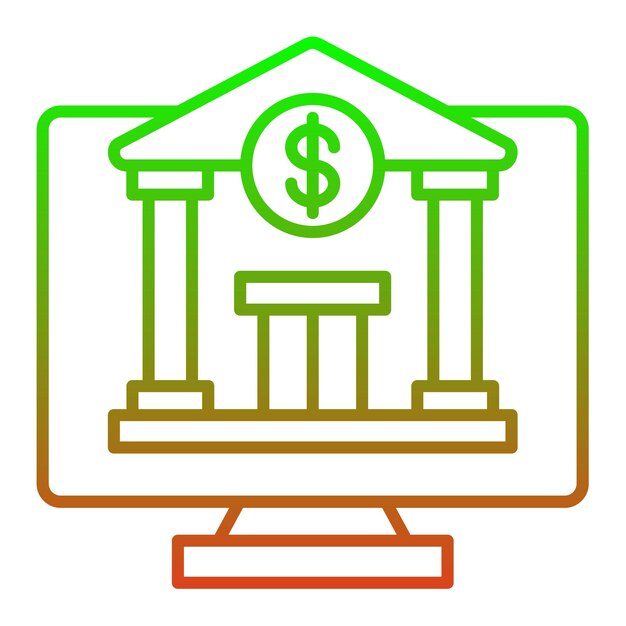 El icono de la banca en línea